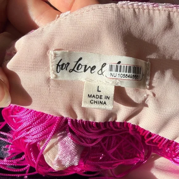 For Love And Lemons Pink Rori Top - Picture 6 of 6